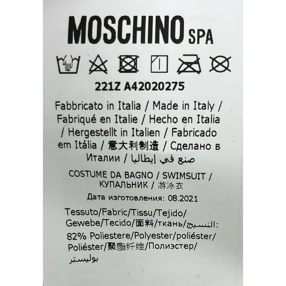 4-97 MOSCHINO x JEREMY SCOTT Men's NWT Speedo Comics Swimsuit L/US34/EU50